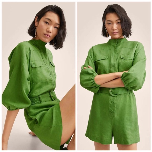 Mango Pants - Mango lined romper